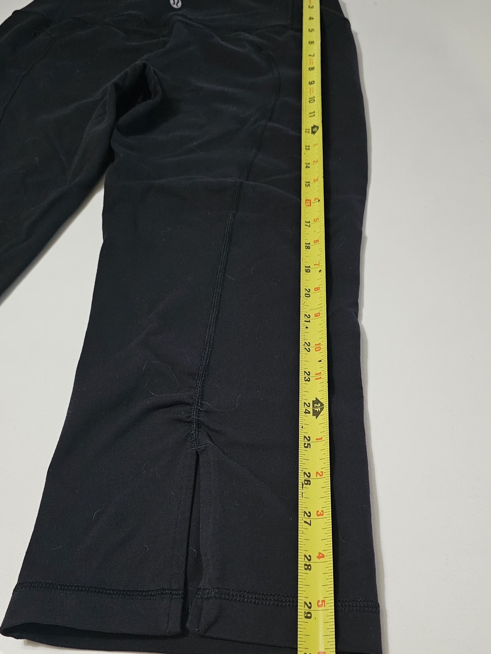 lululemon athletica Black Women's Leggings with Ankle Slit